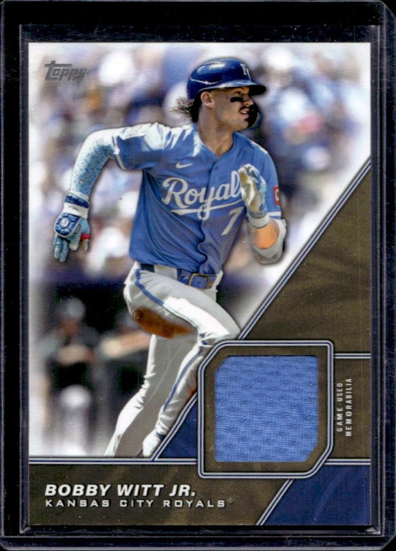 2026 Topps Bobby Witt Jr. Major League Material Jersey #MLM-BW Royals