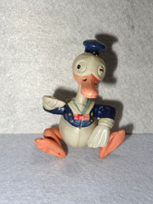 Vintage 1930's Disney Winking Long Bill Donald Duck Celluloid Strung Figurine