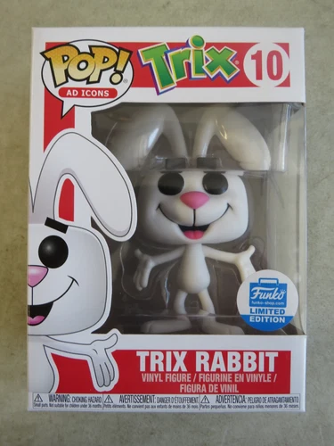 Funko Pop! Ad Icons Trix Rabbit #10 Funko.Com Limited Edition Figure In Box