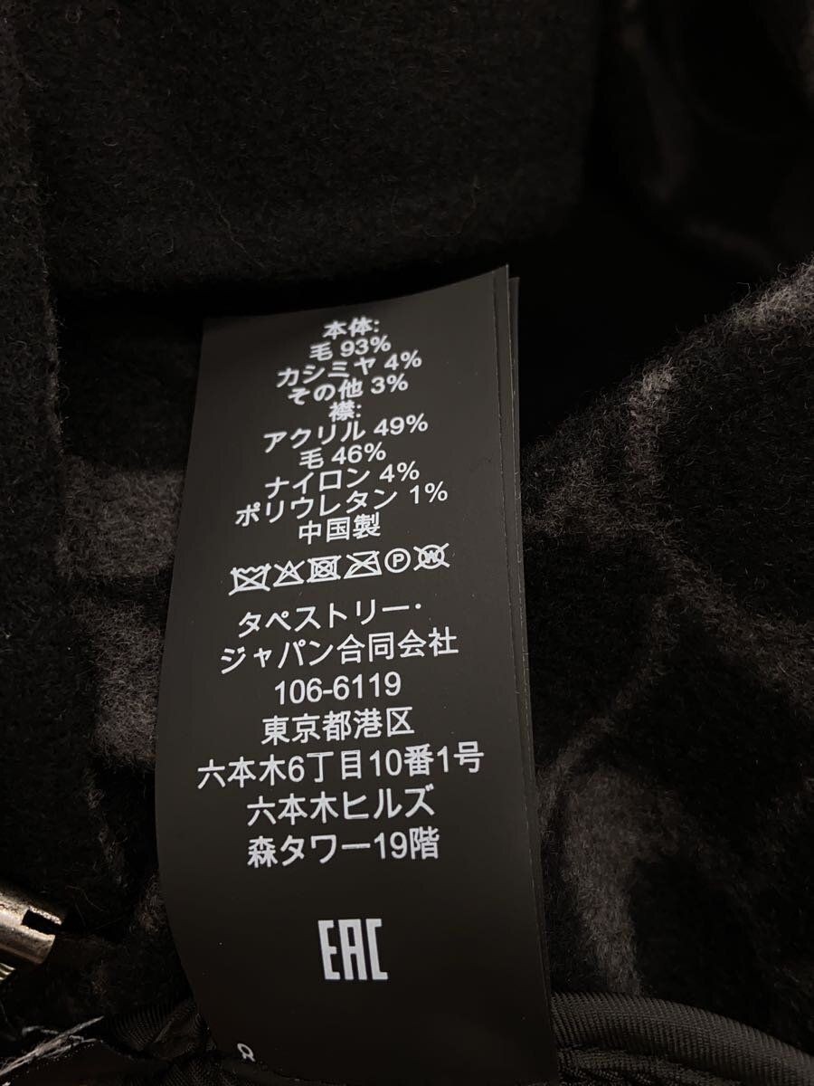 Poncho cappotto mantello coach altra firma doppia faccia XS lana nero tinta unita