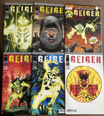 Geiger 1-3+6 Varianten (2021, Geoff Johns/Gary Frank)