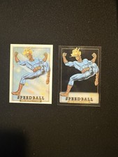2024 SKYBOX Marvel Masterpieces 92 Platinum #88 SPEEDBALL Canvas + Clear Cut
