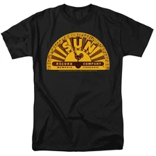Sun Records Traditional Logo Licensed Adult T-Shirt