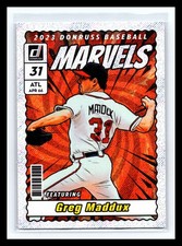 2023 Panini Donruss - Marvels Greg Maddux #M6 Silver Rapture