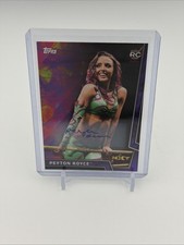 2018 Topps WWE Women's Division - Peyton Royce #42 Purple Autographs /99 RC