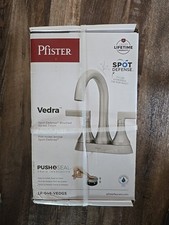 Pfister LF-048-VEDGS Centerset Vedra 2 Handle Bathroom Faucet Brushed Nickel