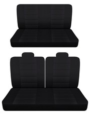 Fits 1969 To 1979 Chevy Nova 2door Front 50-50 Top And Rear Bench Seat Covers