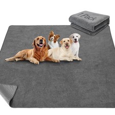 Non-Slip Washable Pee Pad for Dogs, 1 Pack Extra Large Reusable Dog Mat for F...