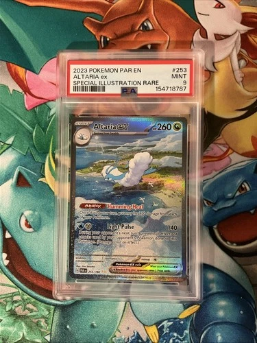2023 Pokémon Paradox Rift #253 Altaria ex Special Illustration Rare PSA 9