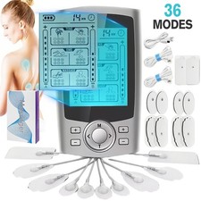 TENS Unit Muscle Stimulator 36 Modes EMS Machine Rechargeable Pulse Massager