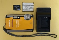 OLYMPUS Stylus Tough 6000 10MP 3.6x Zoom Waterproof Digital Camera W/ Extras 