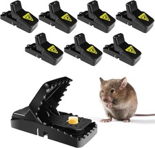 Fousenuk Rattenfalle Schlagfallen, 8 St&uuml;ck Mausefalle Schlagfalle Testsieger