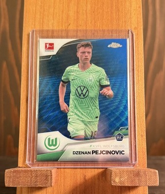 Dzenan Pejcinovic Rookie /180 2022-23 Topps Chrome Bundesliga VfL Wolfsburg 