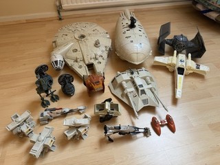 Star Wars Action Figures & Space Ships 1977 1983 Vintage Job Lot