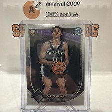 2025-26 Bowman Basketball - Carter Bryant (RC) #14 - SA Spurs