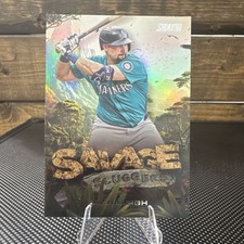Topps Stadium Club 2025 Cal Raleigh Savage Sluggers #SS-18 Mariners