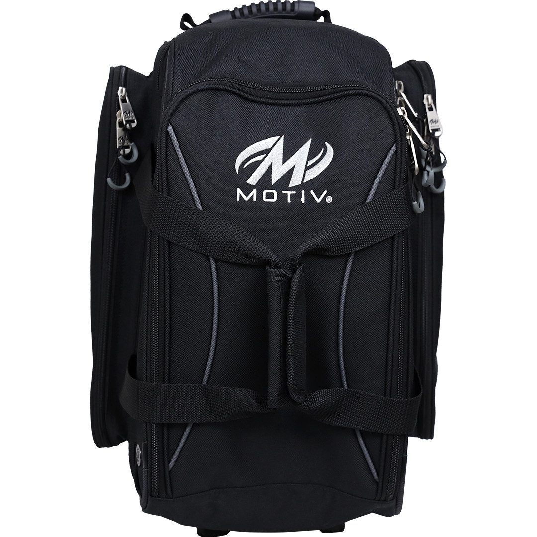 Motiv Velocity Covert Black 2 Ball Roller Bowling Bag