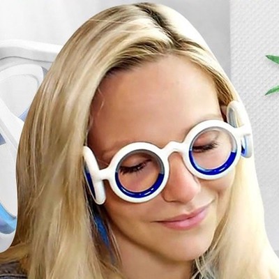 Without Lens Anti Vertigo Glasses Supplies For Old Adults Kids Outdoor Travel