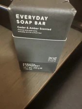 🆕2 Pack~ ASQUITH & SOMERSET CEDAR & AMBER SCENTED EVERYDAY SOAP🧼BARS 7.05oz