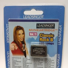 NEW Leadsinger Musikartridge Vol 11 CLASSIC ROCK B 200 SONGS LS-2100 LS-3000