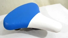 Persons seat saddle Vintage Blue White 40s 50s Monark Hawthorne Klunker Mesinger