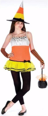 Teen Candy Corn Witch Halloween Costume! (Juniors Size 0-9)