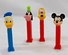 Disney PEZ Dispensers - Mickey, Goofy, Donald Duck, Pluto - Hungary & Slovenia