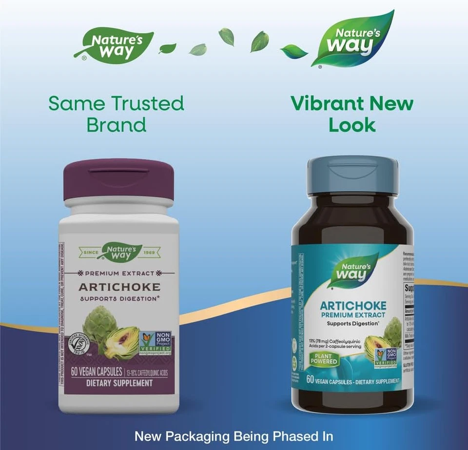 Artichoke Premium Extract, Supports Digestion*, Non-Gmo Project Verified, Vegan, - Imagem 2 de 4