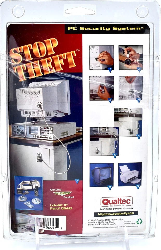 PC Security System,Lok-Kit II,Part #06413, 7 Pcs. Stop Theft - Image 2 of 2