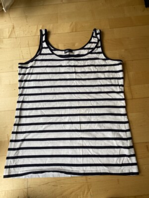 Damen Bluse T-Shirt Top Marke Okay weiss gesteift stretch Gr.  44 TOP