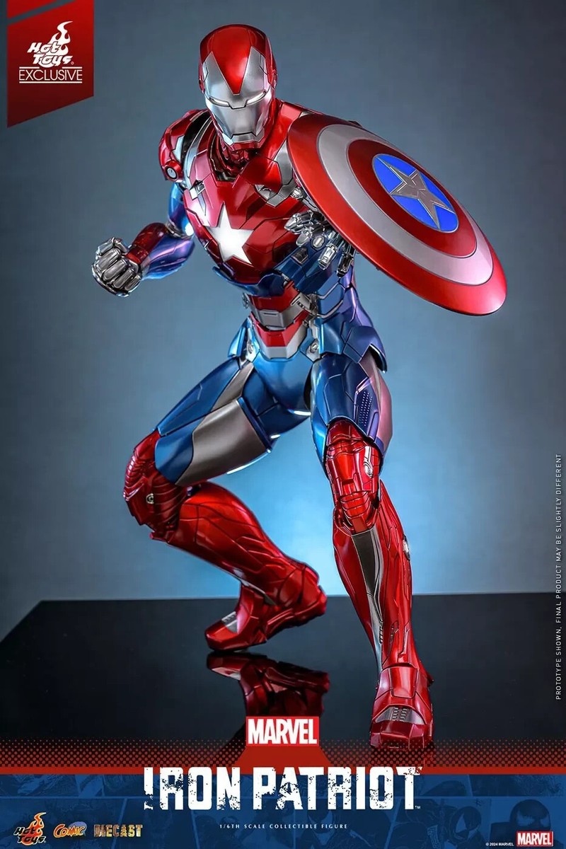 New Hot Toys CMS021d68 Iron Patriot 1/6 Comics Version