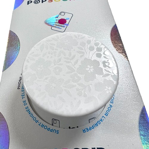 Popsockets Floral Royal Fuschia Lace Noir Blac Fresh White Black Pink Purple Pop - Photo 20 sur 20
