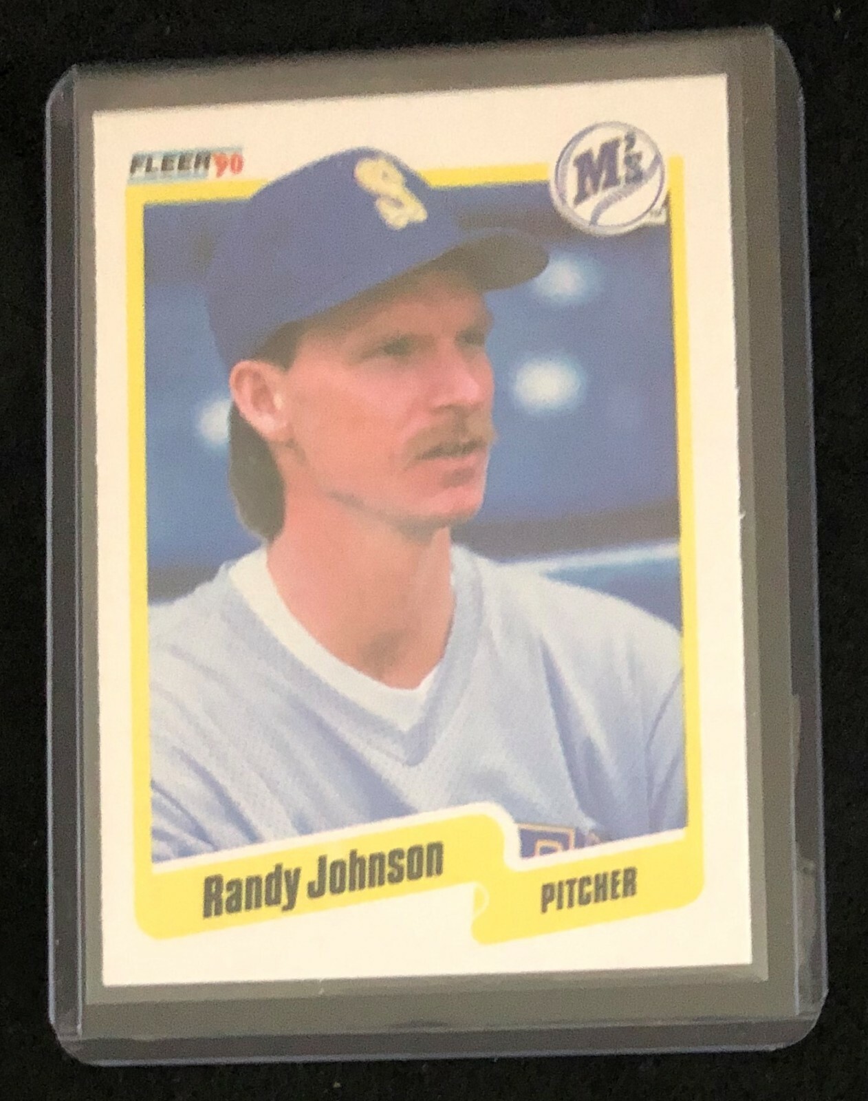 RANDY JOHNSON 1990 FLEER BASEBALL CARD # 518. FREE SHIPPING!! (see desc)