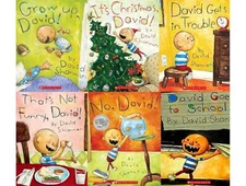 No, David! 6 Book Collection Set David Gets in Trouble, David Goes to School