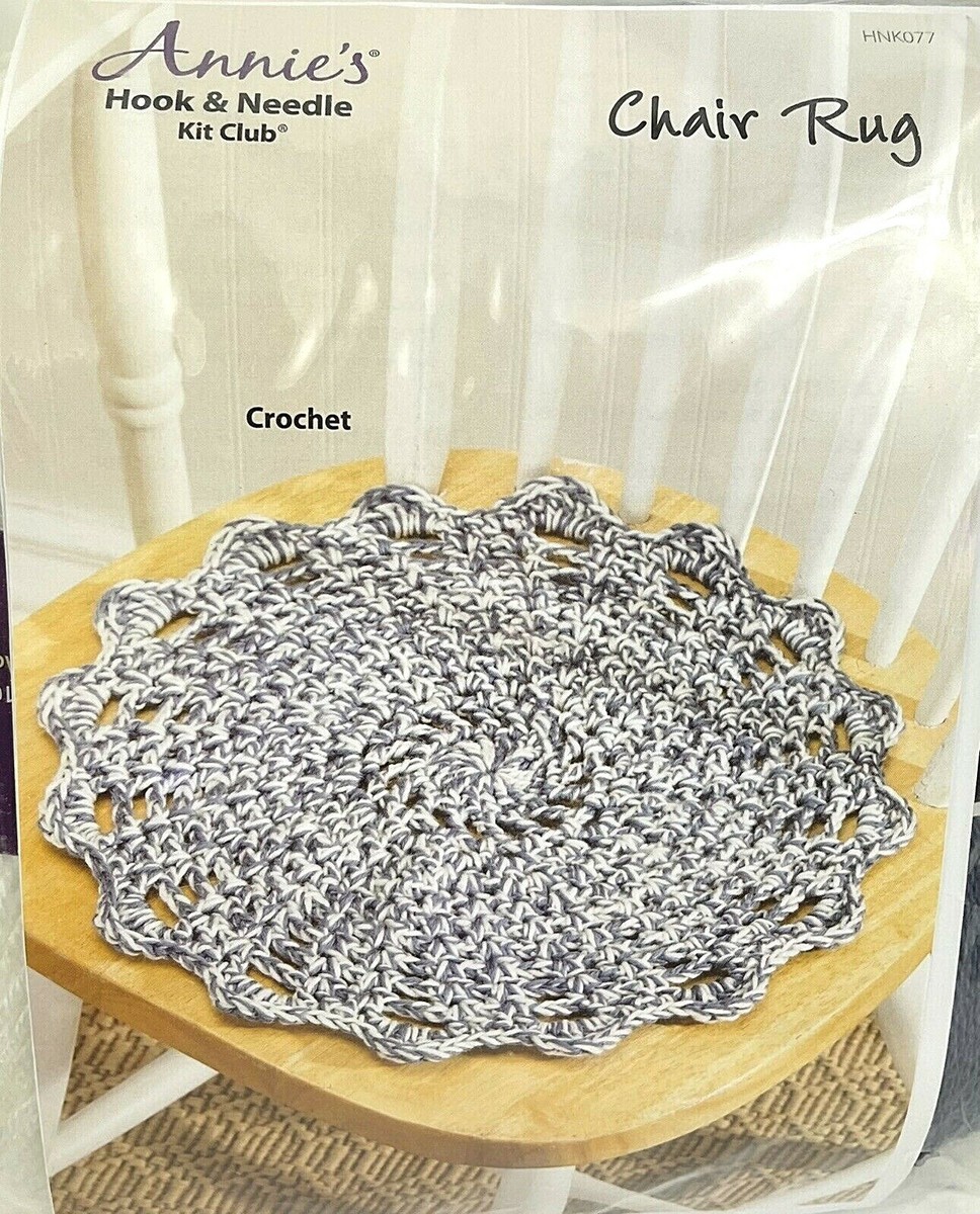 Annie's Hook & Needle Kit Club Chair Rug kit HNK077 | eBay