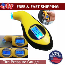 Digital Tire Air Pressure Gauge Auto Lcd Meter Truck Car Bike Tester Tyre Gauge