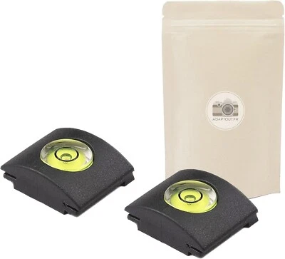 ADAPTOUT X2 Protège Griffe avec Niveau à Bulle Cache Griffe Flash pour appareil photo
