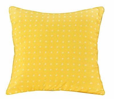 solid yellow throw pillows