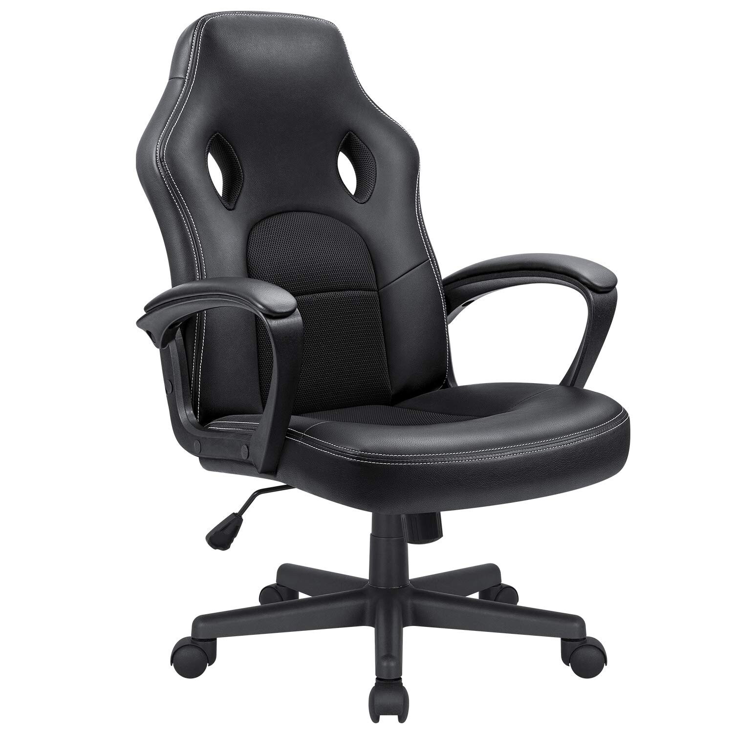 Office Gaming Chair High Back Leather Computer Chairs Ergonomic Height Adjust...-image