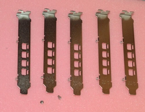 lot of 5 New Full Height Bracket for Intel X520-LR2 X710-DA2 JL82599ES