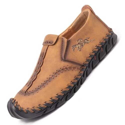 Men's Casual Shoes Soft Breathable Slip on Loafers Moccasins Outdoor Sneakers - Picture 3 of 20