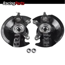 Front Steering Knuckles & Wheel Bearing Hubs for Honda Civic 1.7L 2003 2004 2005