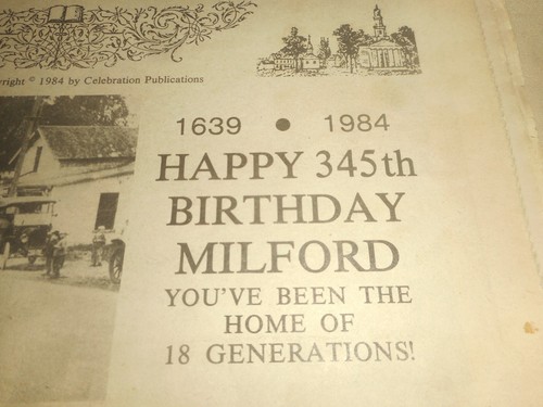 1984 MILFORD CT Newspaper Celebration Issue 345th Anniversary Special Pictorial - Picture 24 of 24