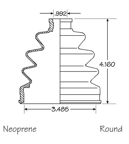 Kit de reparación de arranque CV delantero exterior para Dodge Stealth 1991-1992 (ver gráfico) Foto 4 de 4