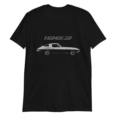 1963 vette C2 Split Window Collector Car Vette Driver Short-Sleeve T-Shirt