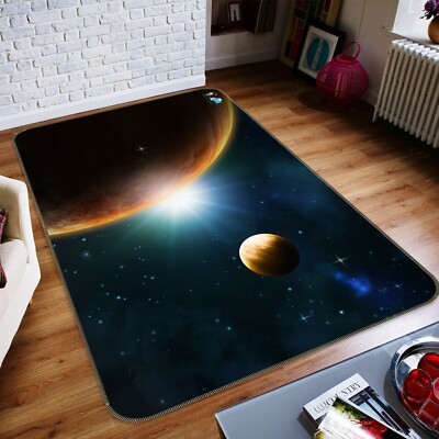 3D Planet Leuchtender Stern NAM1448 Spiel Teppich Mat Elegant Foto Teppich Fay