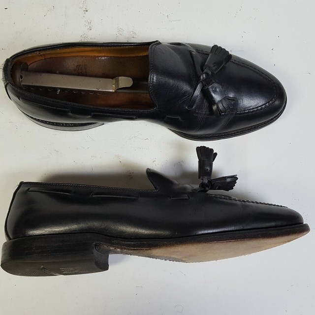 Allen Edmonds Acheson 12 D Blue Suede Tassel Loafer - GREAT CONDITION | eBay