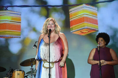 Comedian Bridget Everett on stage at TrevorLIVE New York honoring - Old Photo 3