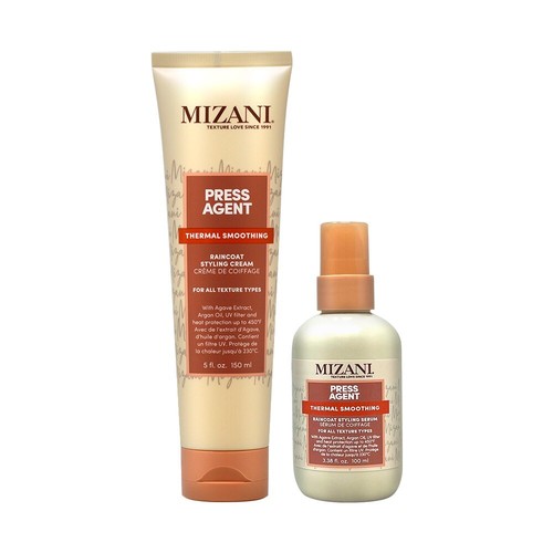 Shampooing & Après-Shampooing (2 En 1) MIZANI Press Agent - Sans Sulfate, à L'Huile D'Argan - Format 1 Litre (33.8 Oz)