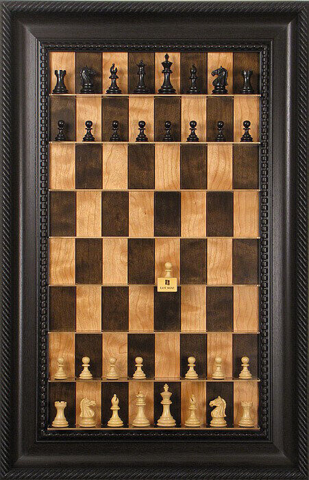 The Grandmaster Regal Series Chess Set, Box, ＆ Board Combination